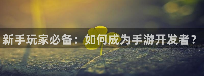汇丰娱乐官网网址是什么：新手玩家必备：如何成为手游开发者？