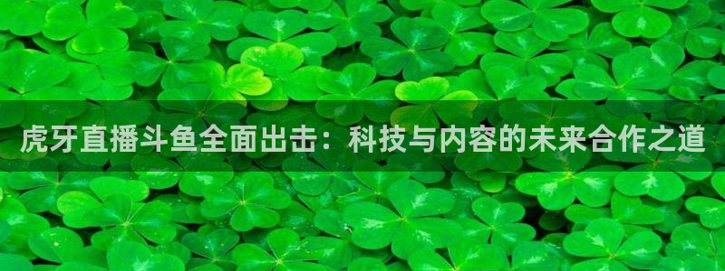 小九直播体育：虎牙直播斗鱼全面出击：科技与内容的未来合作之道